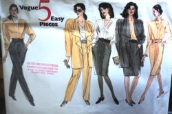 2383 EZ CASCADE JACKET,SKIRT,V-TOP,DRESS,PANTS KNIT PATTERN 8-12